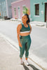 THE AMY CROP TOP | MEDITERRANEAN GREEN