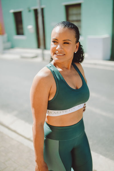 THE AMY CROP TOP | MEDITERRANEAN GREEN