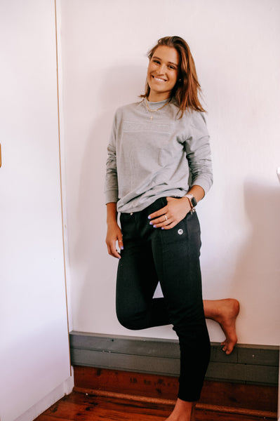 THE JESS LOUNGE PANTS | BLACK