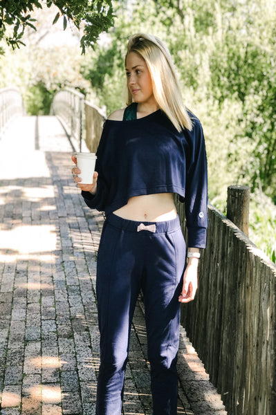 THE JESS LOUNGE PANTS | NAVY